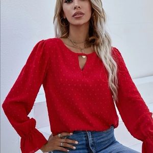 Keyhole Neck Top